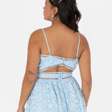 Maya Blue Floral Cami Midi Dress