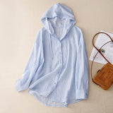 VICTORIA LINEN HOODIE