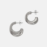 Marcelina – Hoop Earrings with Studs