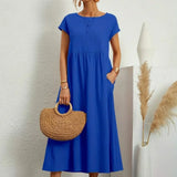 AVA LUXE FLUID MIDI DRESS