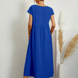 AVA LUXE FLUID MIDI DRESS
