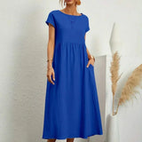 AVA LUXE FLUID MIDI DRESS