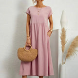 AVA LUXE FLUID MIDI DRESS