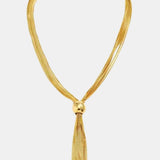 Milla – Gold Tassel Necklace
