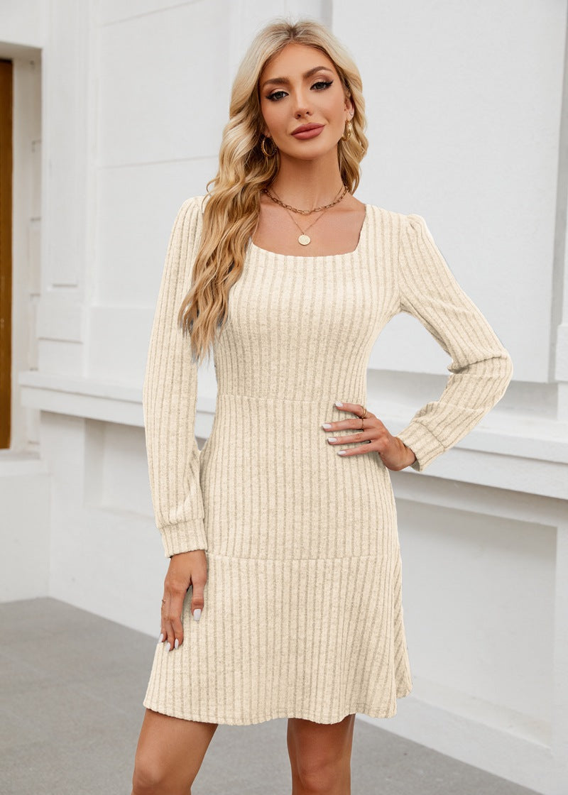 LYRA™ - Cozy Fall Babydoll Dress