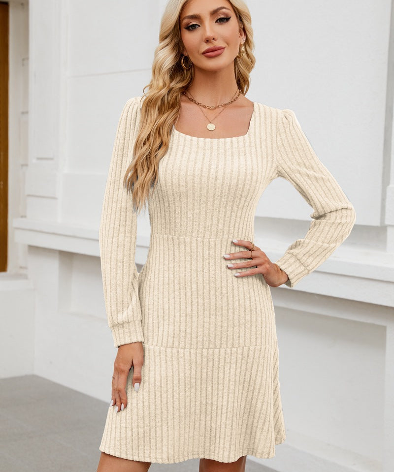LYRA™ - Cozy Fall Babydoll Dress