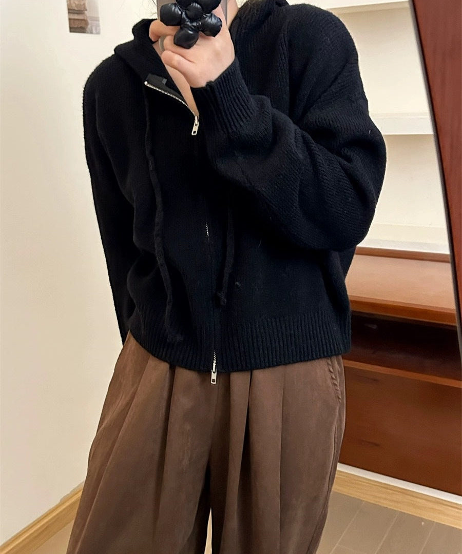 ARLENE™ – Cozy Long Sleeve Hooded Cardigan