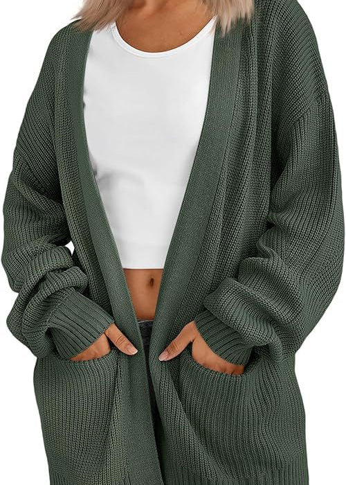 HANSEL™ - Lightweight Loose V-Neck Cardigan