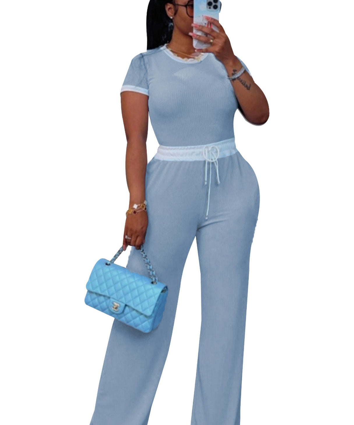 JELENA™ – Comfy Summer Tee and Pant Co-ord Set
