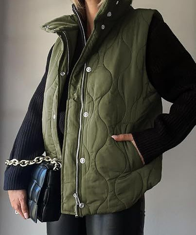 DARCY™ - Chic Lightweight Button-Up Puffer Vest