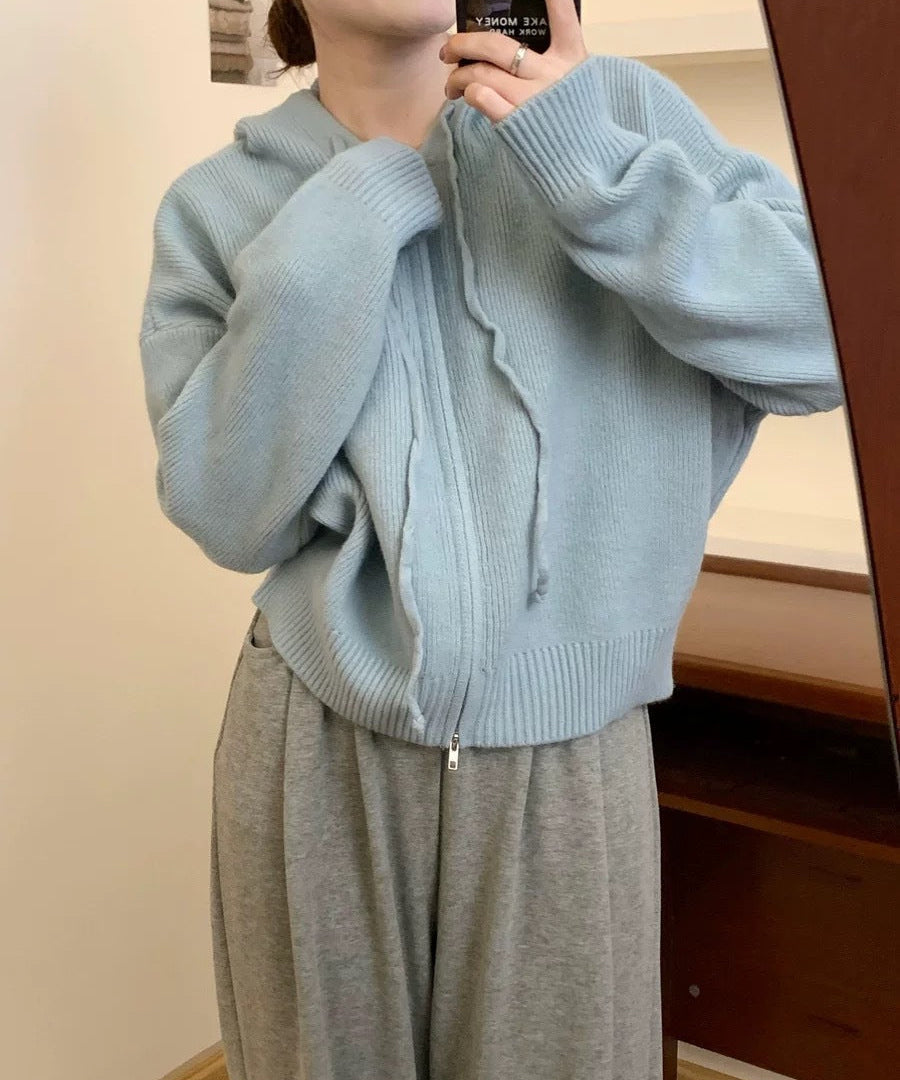 ARLENE™ – Cozy Long Sleeve Hooded Cardigan