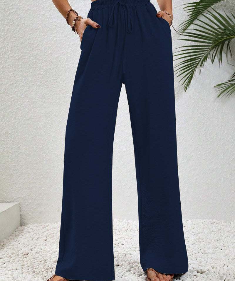 NIKU™ - Casual Wide Leg Drawstring Pants