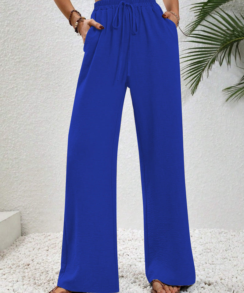 NIKU™ - Casual Wide Leg Drawstring Pants