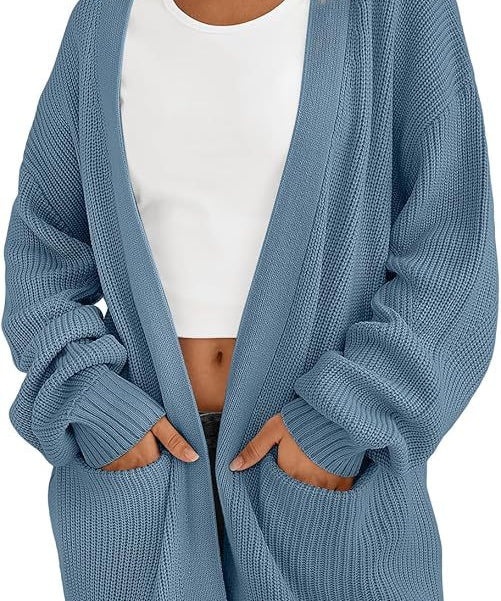 HANSEL™ - Lightweight Loose V-Neck Cardigan