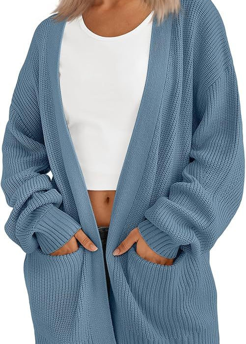 HANSEL™ - Lightweight Loose V-Neck Cardigan