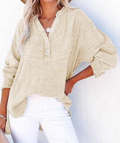 AYLA™ – Casual V-Neck Blouse