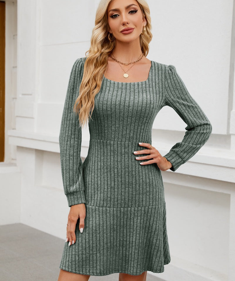 LYRA™ - Cozy Fall Babydoll Dress