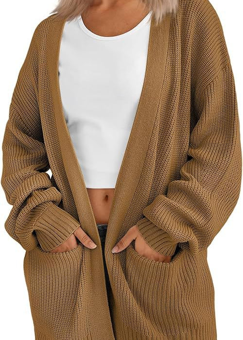HANSEL™ - Lightweight Loose V-Neck Cardigan