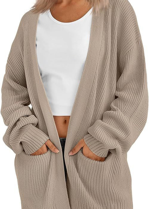 HANSEL™ - Lightweight Loose V-Neck Cardigan