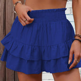 GAIL™ - Casual Ruffle Tiered Boho Shorts