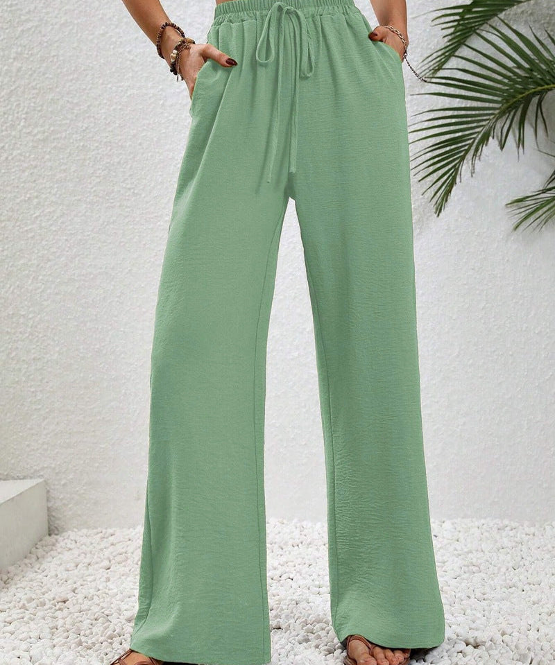 NIKU™ - Casual Wide Leg Drawstring Pants
