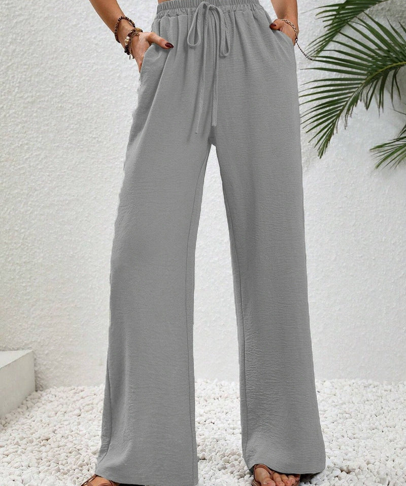 NIKU™ - Casual Wide Leg Drawstring Pants