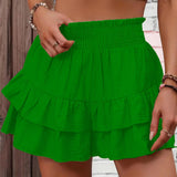 GAIL™ - Casual Ruffle Tiered Boho Shorts