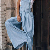 URA™ - Vintage Wide Leg Fashion Jumpsuit