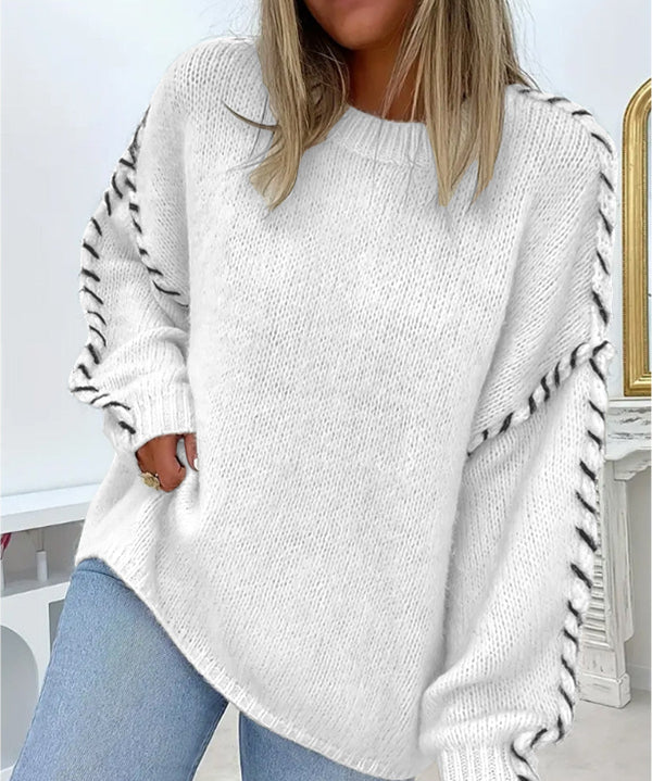 SERAH™ - Casual Round Neck Long Sleeve Sweater