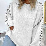 KALIYAH™ - Casual Round Neck Long Sleeve Sweater