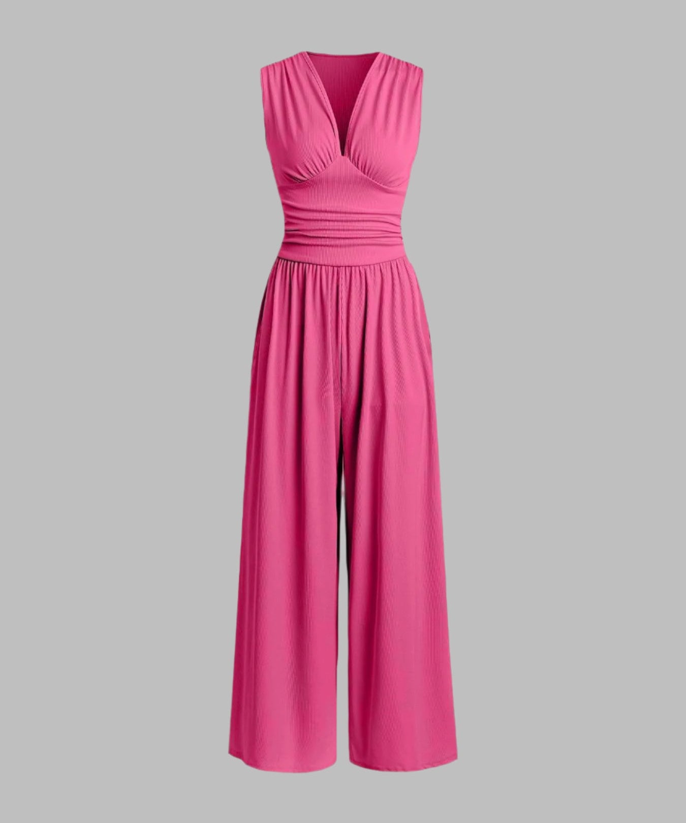 MUTYA™ – Chic Sleeveless Wide-Leg Jumpsuit