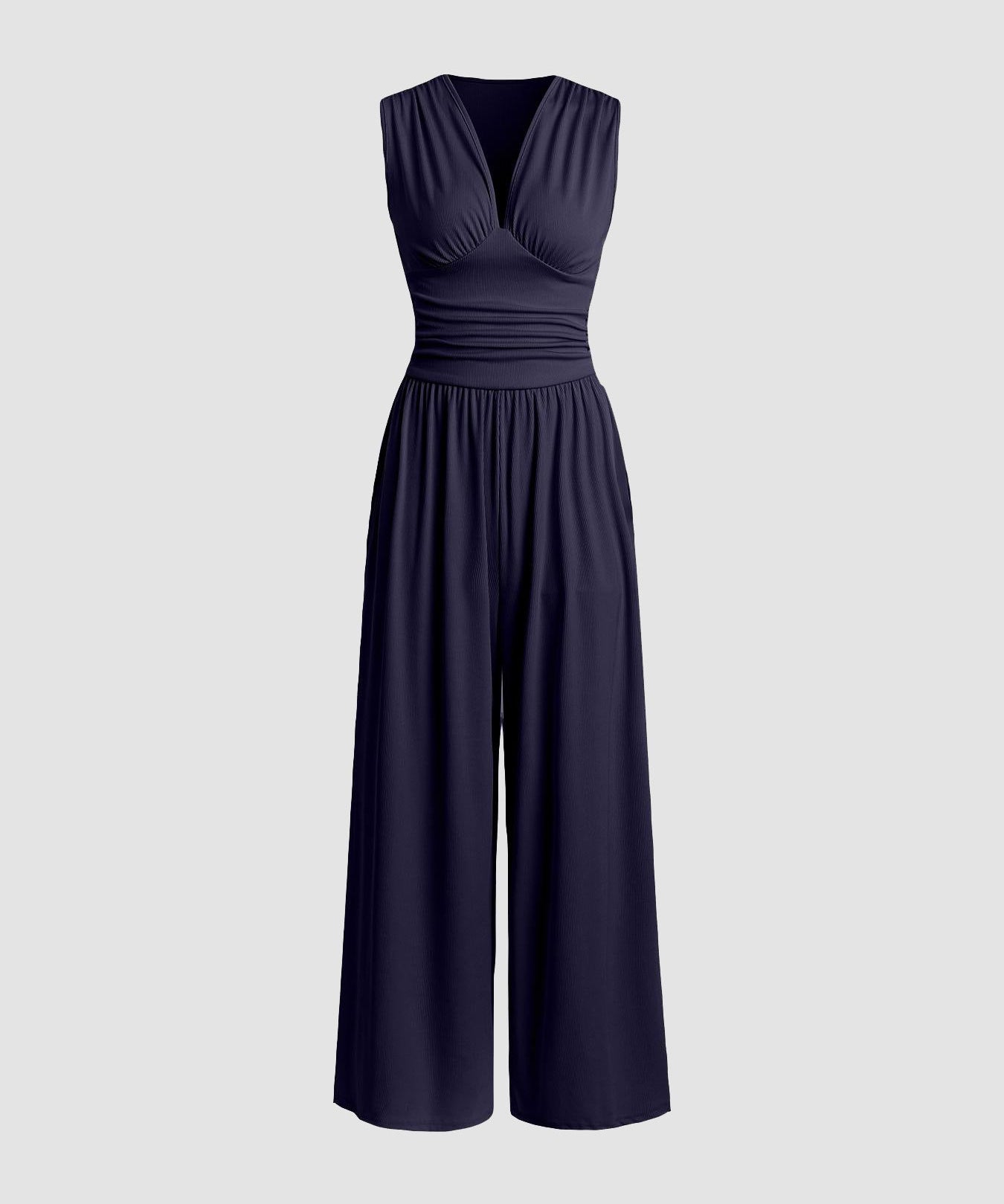 MUTYA™ – Chic Sleeveless Wide-Leg Jumpsuit