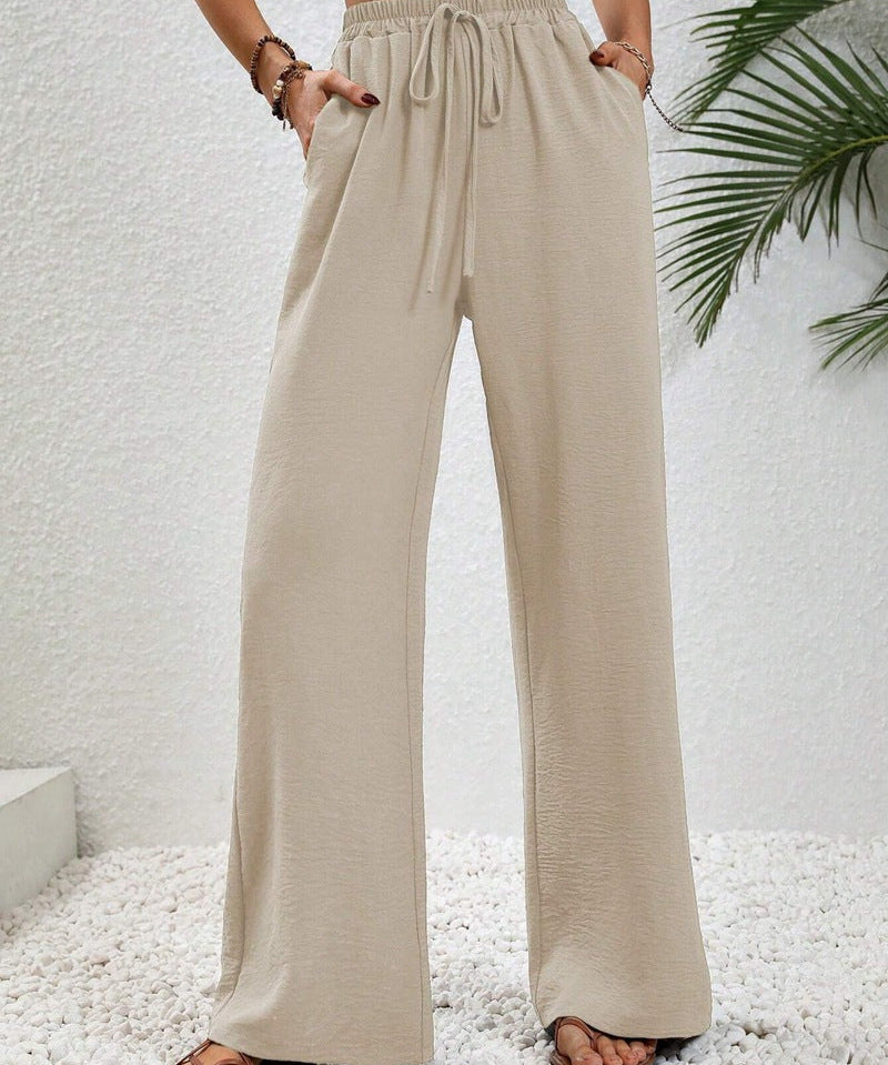 NIKU™ - Casual Wide Leg Drawstring Pants
