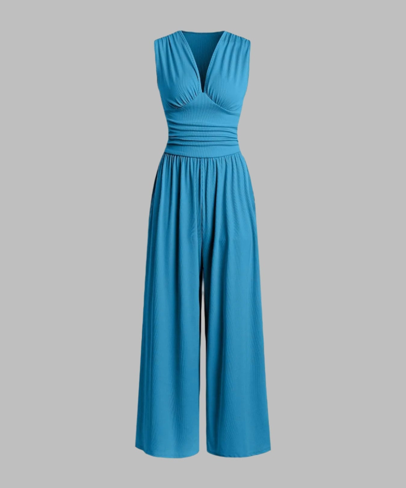 CHARITY – Chic Sleeveless Wide-Leg Jumpsuit