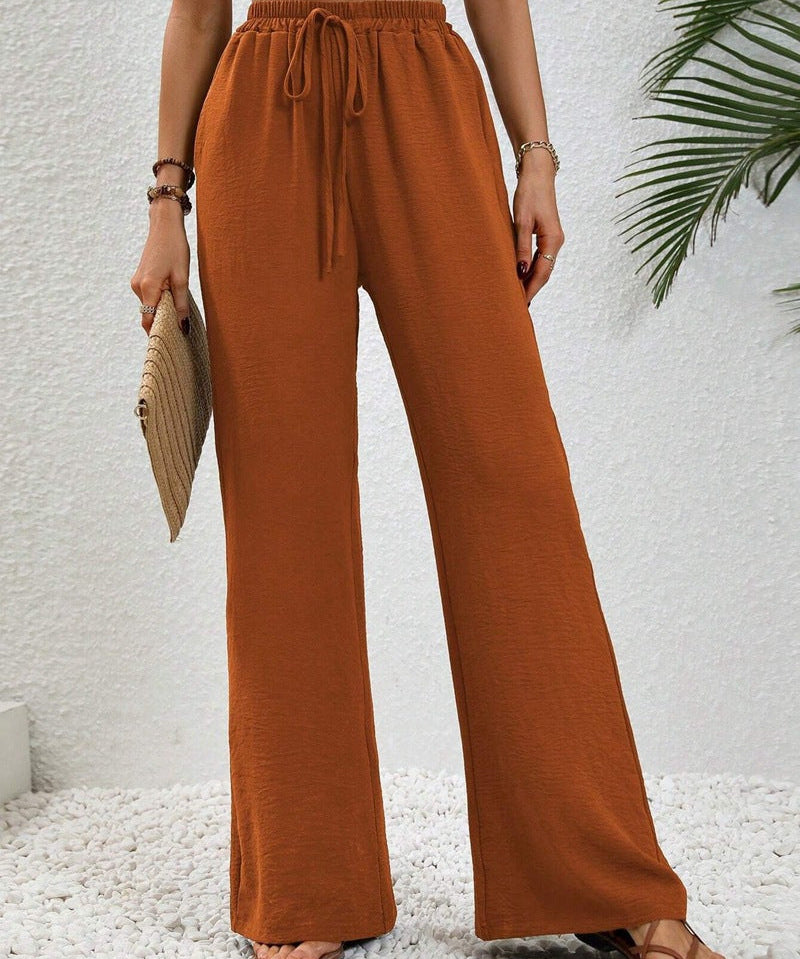 NIKU™ - Casual Wide Leg Drawstring Pants