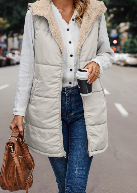 MISHELLE™ - Reversible Warm Hooded Vest