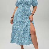 CLAIRE™ - Elegant Floral Maxi Dress