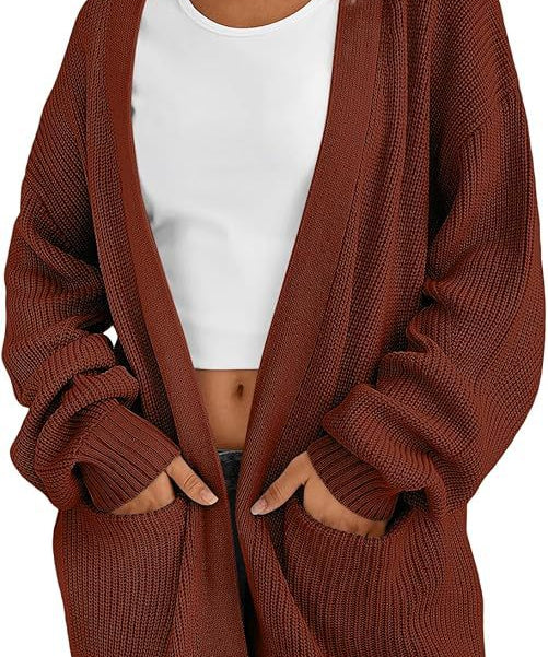HANSEL™ - Lightweight Loose V-Neck Cardigan