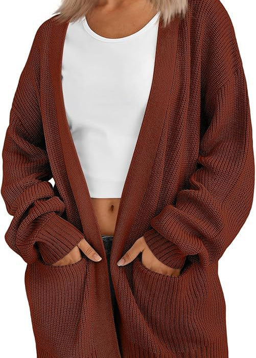 HANSEL™ - Lightweight Loose V-Neck Cardigan