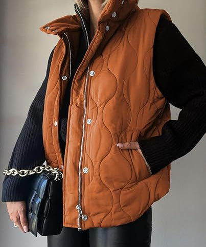 DARCY™ - Chic Lightweight Button-Up Puffer Vest