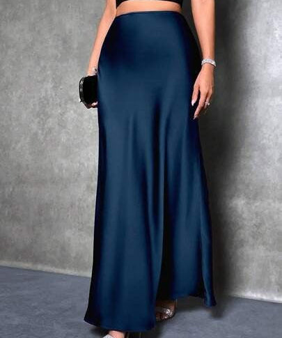 FIONA™ - Satin High-Waist Skirt