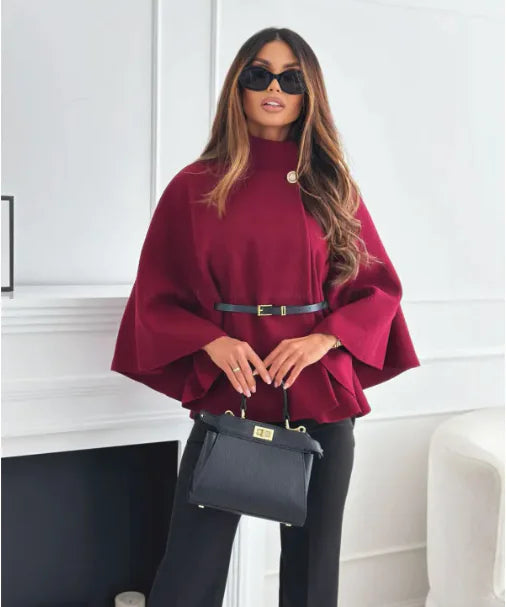 GAMORA™ - Stylish High Neck Cape Jacket