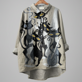 LUCIA™ - Cat Art Shirt