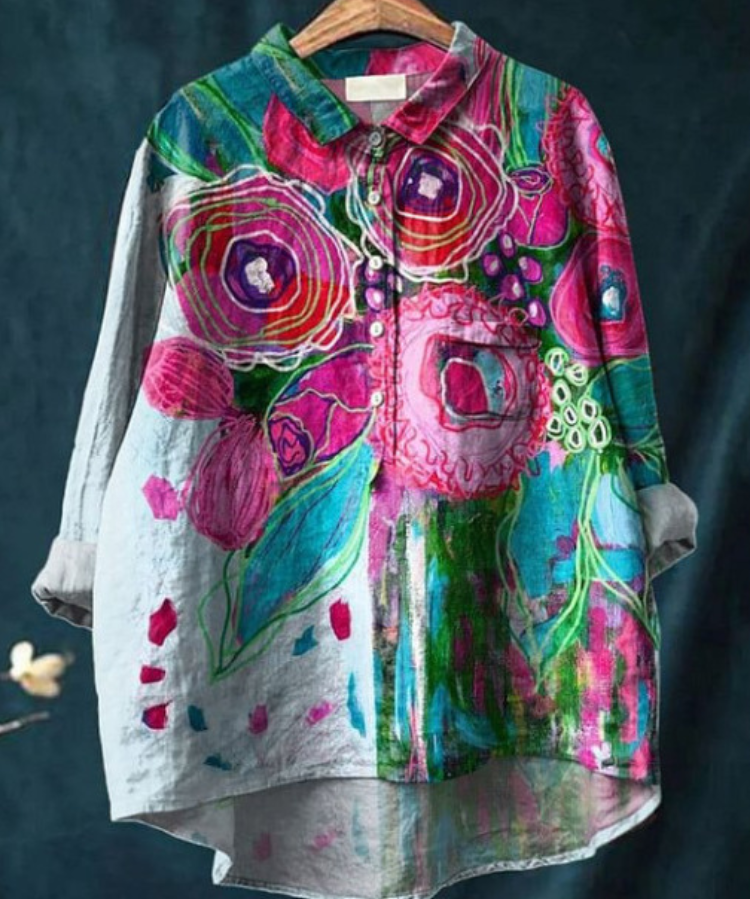 CLAUDINE™ - Serene Art Shirt