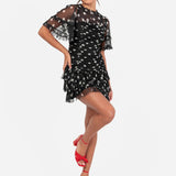 Anaya With Love Recycled Polka Dot Gathered Mini Dress