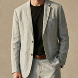 ENZO REFINED LINEN SUIT