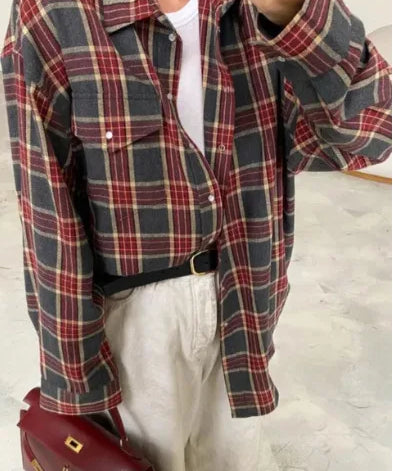 Norah | Casual Plain Flannel