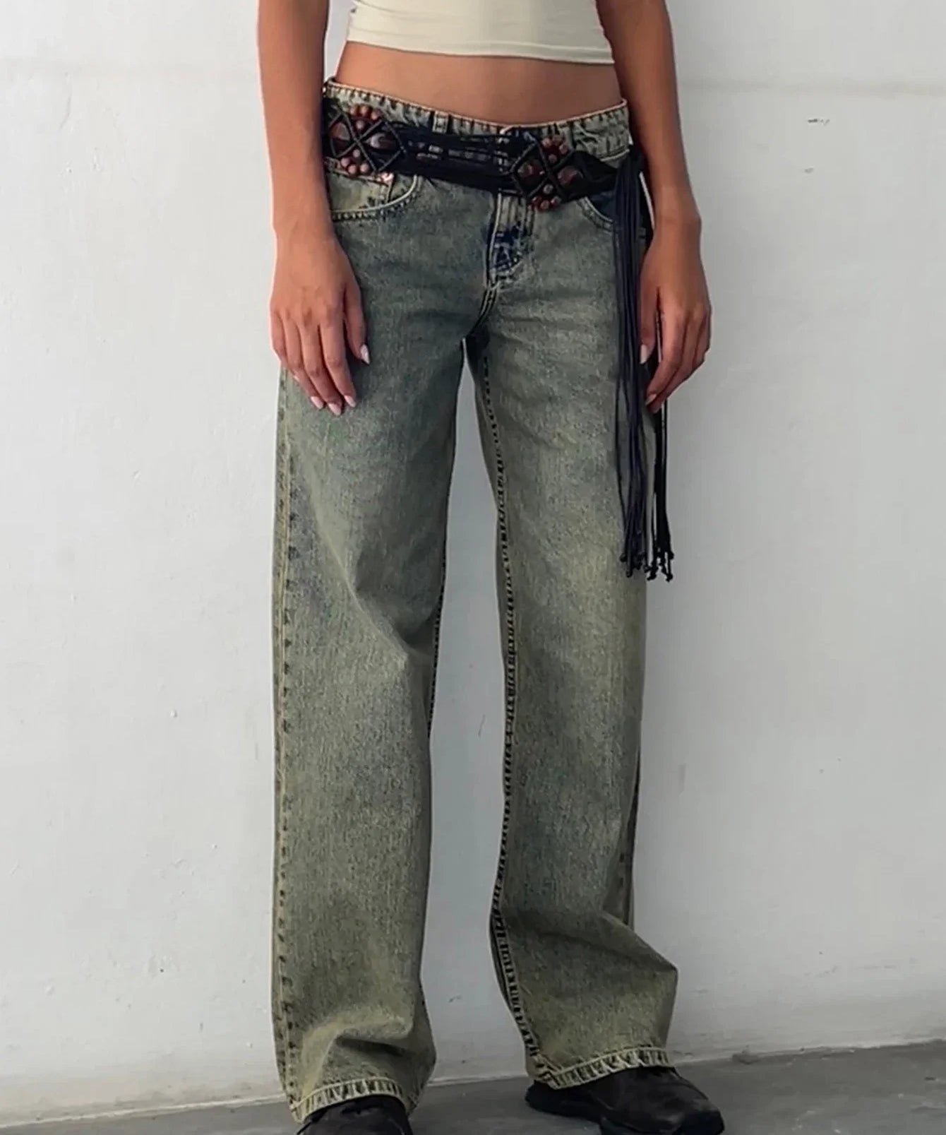 SYLVAINE™ – Vintage Casual Baggy Jeans