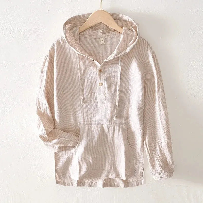 ANDORA LINEN HOODIE
