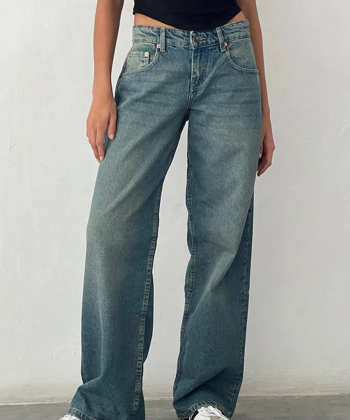 SYLVAINE™ – Vintage Casual Baggy Jeans